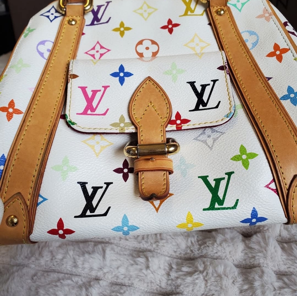 Louis Vuitton Monogram Murakami Multicolor Priscilla White - Picture 8 of 15